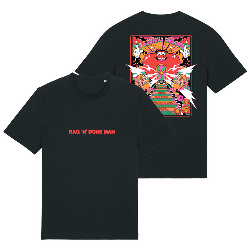 ‘I Believe In Love’ Black Tee