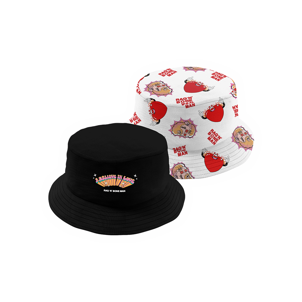 ‘I Believe In Love’ Reversible Bucket Hat