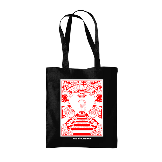 RNBM IBIL BLACK TOTE BAG