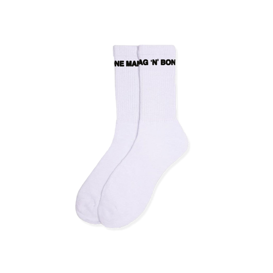 Rag'n'Bone Man Logo White Socks